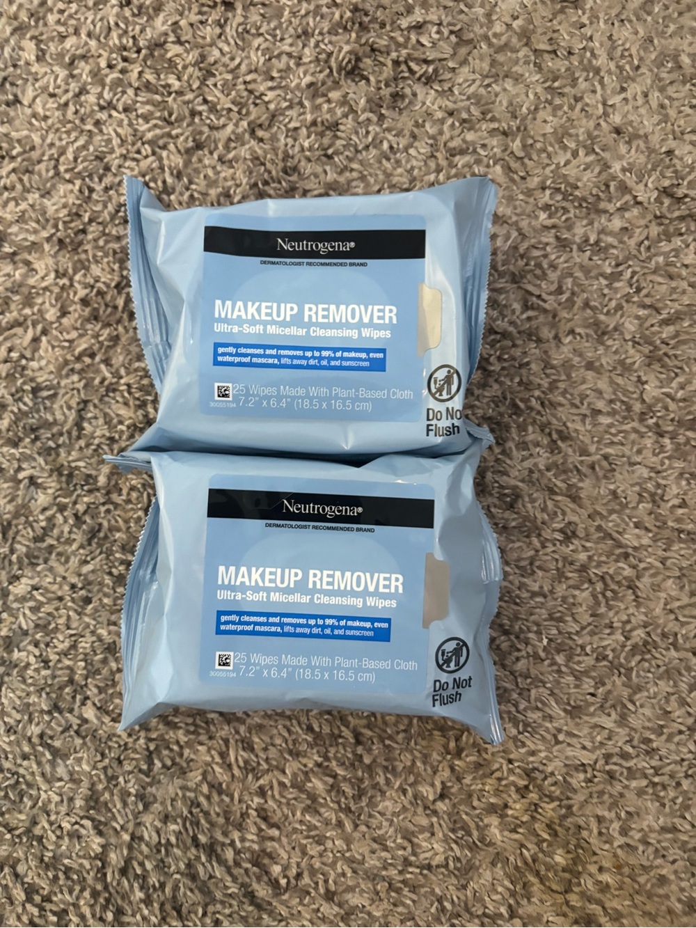 Neutrogena Makeup Remover Wipes - Sky‎ Blue Packs